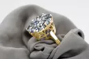 Aur galben 14K Zircon Inel Vintage bijuterii vrc130y